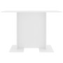 Mesa de comedor de madera contrachapada blanco 110x60x75 cm en Mesas de comedor | Comprar online en Foru.es