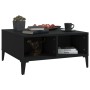 Mesa de centro madera contrachapada negro 60x60x30 cm de vidaXL, Mesas de centro - Ref: Foro24-805987, Precio: 42,20 €, Descu...