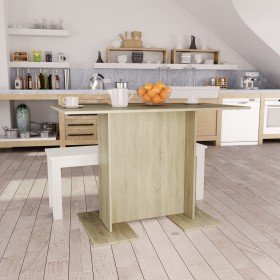 Mesa de comedor madera contrachapada roble sonoma 110x60x75cm en Mesas de comedor | Comprar online en Foru.es