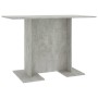 Mesa de comedor de madera gris hormigón 110x60x75 cm en Mesas de comedor | Comprar online en Foru.es