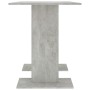 Mesa de comedor de madera gris hormigón 110x60x75 cm en Mesas de comedor | Comprar online en Foru.es