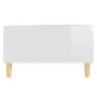 Mesa de centro madera contrachapada blanco brillo 90x60x35 cm de vidaXL, Mesas de centro - Ref: Foro24-806001, Precio: 59,62 ...