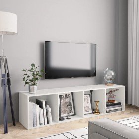 Estantería/mueble para TV blanco 143x30x36 cm en Estanterías | Comprar online en Foru.es