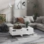 Mesa de centro madera contrachapada blanco 103,5x60x35 cm de vidaXL, Mesas de centro - Ref: Foro24-806022, Precio: 46,49 €, D...