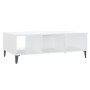 Mesa de centro madera contrachapada blanco 103,5x60x35 cm de vidaXL, Mesas de centro - Ref: Foro24-806022, Precio: 46,49 €, D...