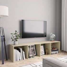 Estantería/mueble de TV roble Sonoma 143x30x36 cm en Estanterías | Comprar online en Foru.es