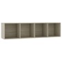 Estantería/mueble de TV roble Sonoma 143x30x36 cm en Estanterías | Comprar online en Foru.es