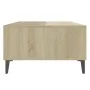 Mesa de centro madera contrachapada color roble 103,5x60x35 cm de vidaXL, Mesas de centro - Ref: Foro24-806025, Precio: 45,12...