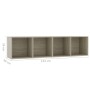 Estantería/mueble de TV roble Sonoma 143x30x36 cm en Estanterías | Comprar online en Foru.es