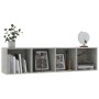 Estantería/mueble para TV gris hormigón 143x30x36 cm en Estanterías | Comprar online en Foru.es