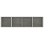 Estantería/mueble para TV gris hormigón 143x30x36 cm en Estanterías | Comprar online en Foru.es