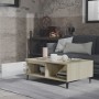 Mesa de centro madera contrachapada blanco y roble 90x60x35 cm de vidaXL, Mesas de centro - Ref: Foro24-806009, Precio: 65,78...