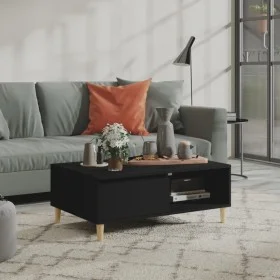 Black plywood coffee table 90x60x35 cm by vidaXL, Coffee table - Ref: Foro24-805996, Price: 68,03 €, Discount: %