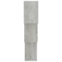 Estante pared cubo madera ingeniería gris hormigón 68x15x68 cm en Estanterías | Comprar online en Foru.es