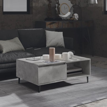 Mesa de centro madera contrachapada gris hormigón 90x60x35 cm de vidaXL, Mesas de centro - Ref: Foro24-806008, Precio: 57,80 ...