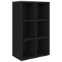 Estantería/Aparador madera de ingeniería negro 66x30x98 cm en Librerías y estanterías | Comprar online en Foru.es