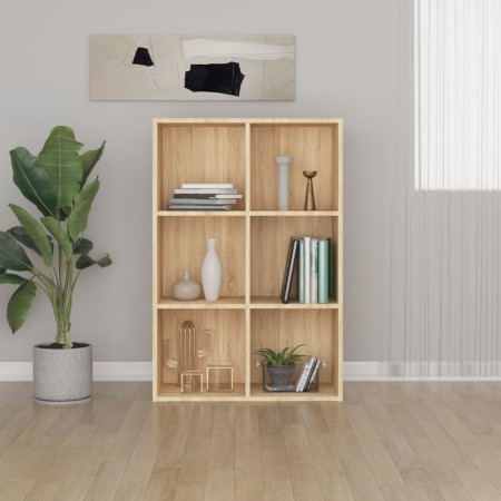 Estantería/Aparador madera ingeniería roble Sonoma 66x30x98 cm en Librerías y estanterías | Comprar online en Foru.es