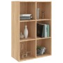Estantería/Aparador madera ingeniería roble Sonoma 66x30x98 cm en Librerías y estanterías | Comprar online en Foru.es