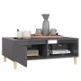 Mesa de centro madera contrachapada gris brillante 90x60x35 cm de vidaXL, Mesas de centro - Ref: Foro24-806003, Precio: 70,19...
