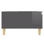 Couchtisch Sperrholz glänzend grau 90x60x35 cm von vidaXL, Couchtisch - Ref: Foro24-806003, Preis: 68,85 €, Rabatt: %