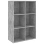Estantería/Aparador madera ingeniería gris hormigón 66x30x98 cm en Librerías y estanterías | Comprar online en Foru.es