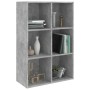 Estantería/Aparador madera ingeniería gris hormigón 66x30x98 cm en Librerías y estanterías | Comprar online en Foru.es
