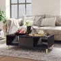 Mesa de centro madera contrachapada gris brillo 103,5x60x35 cm de vidaXL, Mesas de centro - Ref: Foro24-806021, Precio: 61,55...