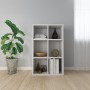 Estantería/Aparador madera ingeniería blanco brillo 66x30x98 cm en Librerías y estanterías | Comprar online en Foru.es
