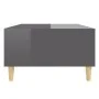 Mesa de centro madera contrachapada gris brillo 103,5x60x35 cm de vidaXL, Mesas de centro - Ref: Foro24-806021, Precio: 61,55...