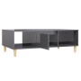 Mesa de centro madera contrachapada gris brillo 103,5x60x35 cm de vidaXL, Mesas de centro - Ref: Foro24-806021, Precio: 62,15...
