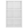 Estantería/Aparador madera ingeniería blanco brillo 66x30x98 cm en Librerías y estanterías | Comprar online en Foru.es
