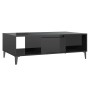Mesa de centro madera contrachapada negro brillo 103,5x60x35cm de vidaXL, Mesas de centro - Ref: Foro24-806029, Precio: 63,36...