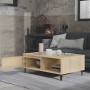 Mesa de centro madera contrachapada color roble 90x60x35 cm de vidaXL, Mesas de centro - Ref: Foro24-806007, Precio: 68,11 €,...