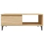 Mesa de centro madera contrachapada color roble 90x60x35 cm de vidaXL, Mesas de centro - Ref: Foro24-806007, Precio: 68,46 €,...