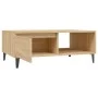 Mesa de centro madera contrachapada color roble 90x60x35 cm de vidaXL, Mesas de centro - Ref: Foro24-806007, Precio: 68,46 €,...