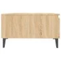Mesa de centro madera contrachapada color roble 90x60x35 cm de vidaXL, Mesas de centro - Ref: Foro24-806007, Precio: 68,46 €,...
