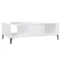 Glossy white plywood coffee table 103.5x60x35cm by vidaXL, Coffee table - Ref: Foro24-806028, Price: 55,89 €, Discount: %