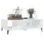 Glossy white plywood coffee table 103.5x60x35cm by vidaXL, Coffee table - Ref: Foro24-806028, Price: 55,89 €, Discount: %