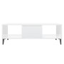 Mesa de centro madera contrachapada blanco brillo 103,5x60x35cm de vidaXL, Mesas de centro - Ref: Foro24-806028, Precio: 56,3...