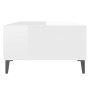 Mesa de centro madera contrachapada blanco brillo 103,5x60x35cm de vidaXL, Mesas de centro - Ref: Foro24-806028, Precio: 56,3...