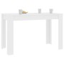 Mesa de comedor de madera de ingeniería blanco 120x60x76 cm en Mesas de comedor | Comprar online en Foru.es