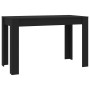 Mesa de comedor de madera contrachapada negro 120x60x76 cm en Mesas de comedor | Comprar online en Foru.es