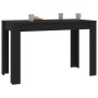 Mesa de comedor de madera contrachapada negro 120x60x76 cm en Mesas de comedor | Comprar online en Foru.es