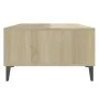 Mesa de centro madera contrachapada blanco roble 103,5x60x35cm de vidaXL, Mesas de centro - Ref: Foro24-806027, Precio: 49,21...