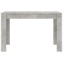 Mesa de comedor de madera de ingeniería gris 120x60x76 cm en Mesas de comedor | Comprar online en Foru.es