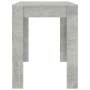 Mesa de comedor de madera de ingeniería gris 120x60x76 cm en Mesas de comedor | Comprar online en Foru.es