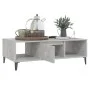 Mesa centro madera contrachapada gris hormigón 103,5x60x35 cm de vidaXL, Mesas de centro - Ref: Foro24-806026, Precio: 51,81 ...