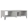 Mesa centro madera contrachapada gris hormigón 103,5x60x35 cm de vidaXL, Mesas de centro - Ref: Foro24-806026, Precio: 51,81 ...