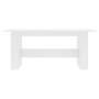 Mesa de comedor de madera de ingeniería blanco 180x90x76 cm en Mesas de comedor | Comprar online en Foru.es