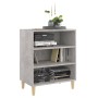 Aparador de madera contrachapada gris hormigón 57x35x70 cm de vidaXL, Aparadores - Ref: Foro24-806053, Precio: 43,52 €, Descu...